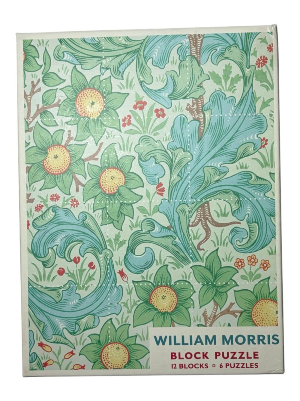 William Morris Block Puzzle 12 Block Puzzle Brookly Museum Collab Complete
